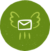 Mail w/ Wings Icon